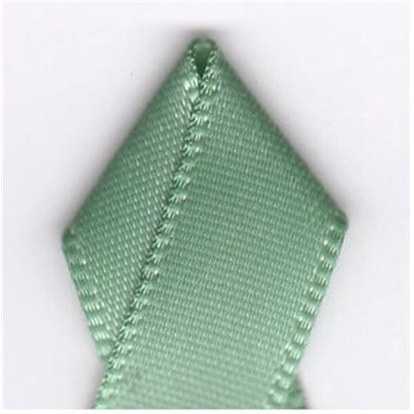 Papilion Papilion R074300160577100Y .63 in. Single-Face Satin Ribbon 100 Yards - Sage Green R074300160577100Y - main